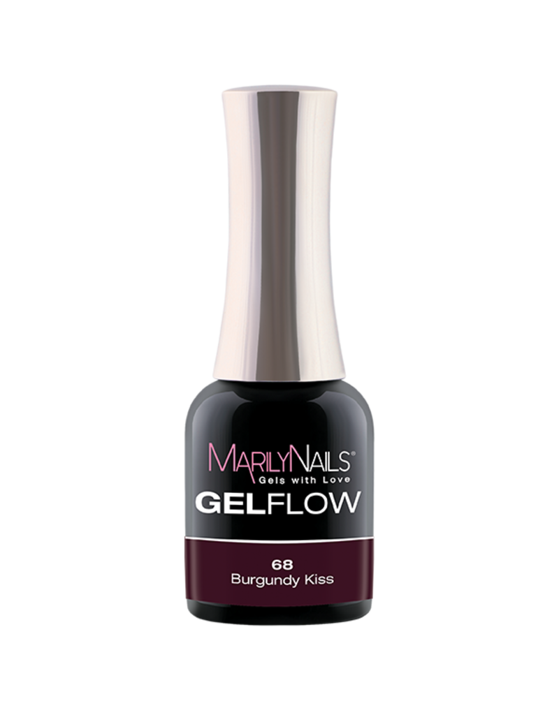 MarilyNails MN GelFlow - #68 Burgundy Kiss