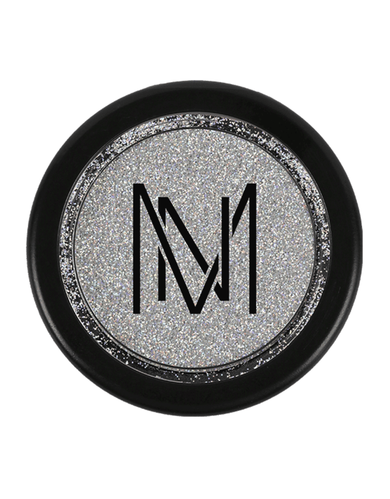 Crystal Nails MN Mica Glitter Holo Silver