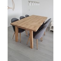 Eiken eettafel Cas