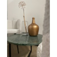 Marmeren salontafel rond - Indian Green