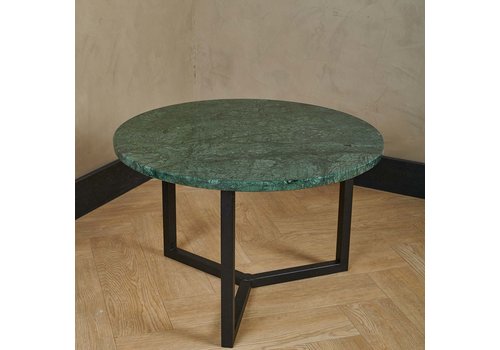 Robuust Interieur Marmeren salontafel rond - Indian Green