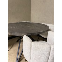 Ronde eettafel - croco structuur