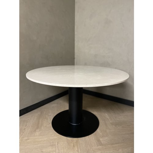 Marmeren eettafel Rond - Crema Marfil 