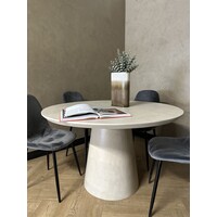 Betonlook eettafel Mush - rond