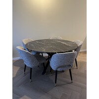 Kwartsiet eettafel Rond - Belvédère (meerdere kleuren)