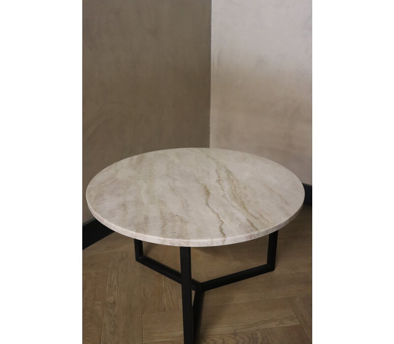 Kwartsiet salontafel rond - Taj Mahal