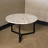 Robuust Interieur Kwartsiet salontafel rond - Taj Mahal