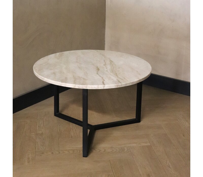 Kwartsiet salontafel rond - Taj Mahal