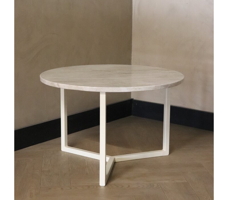 Kwartsiet salontafel rond - Taj Mahal