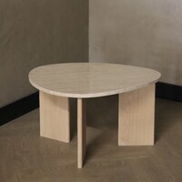 Marmeren salontafel organisch -  Oak Travertin
