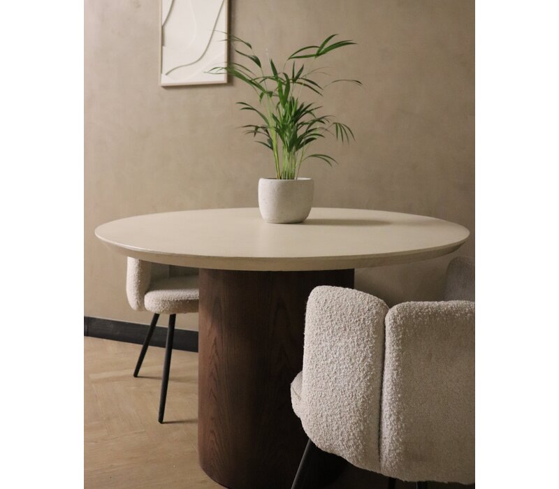 Betonlook eettafel Dani