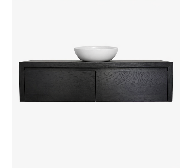 Badmeubel eiken zwart - Wolf