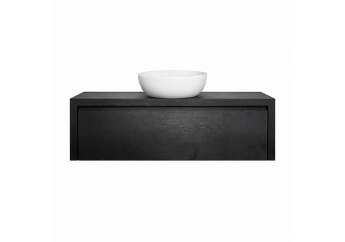 Robuust Interieur Badmeubel eiken zwart - Maci