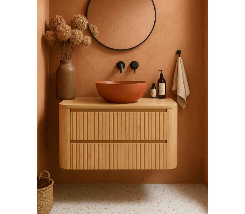 Eiken badkamermeubel Berit