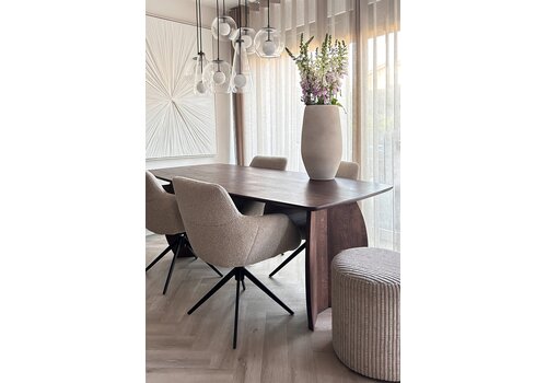 Robuust Interieur Deens ovale eettafel - Lou