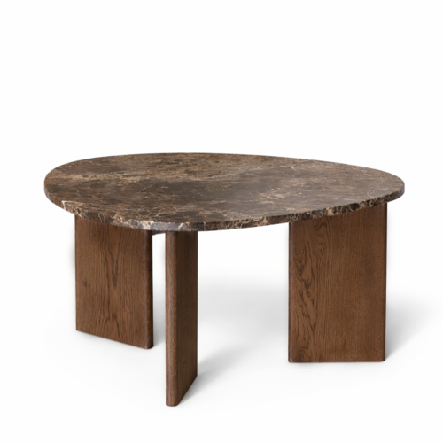 Marmeren salontafel organisch -  Oak Emperador 