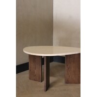 Marmeren salontafel organisch -  Oak Travertin