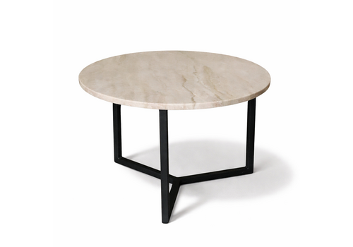 Robuust Interieur Kwartsiet salontafel rond - Taj Mahal