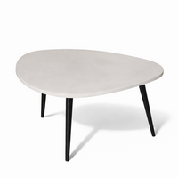 Organische salontafel - betonlook