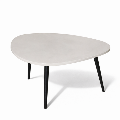 Organische salontafel - betonlook 