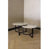 Kwartsiet salontafel set rond - Taj Mahal