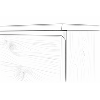 Oaks eiken tv-meubel Riva