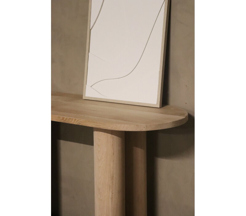 Eiken sidetable Luna