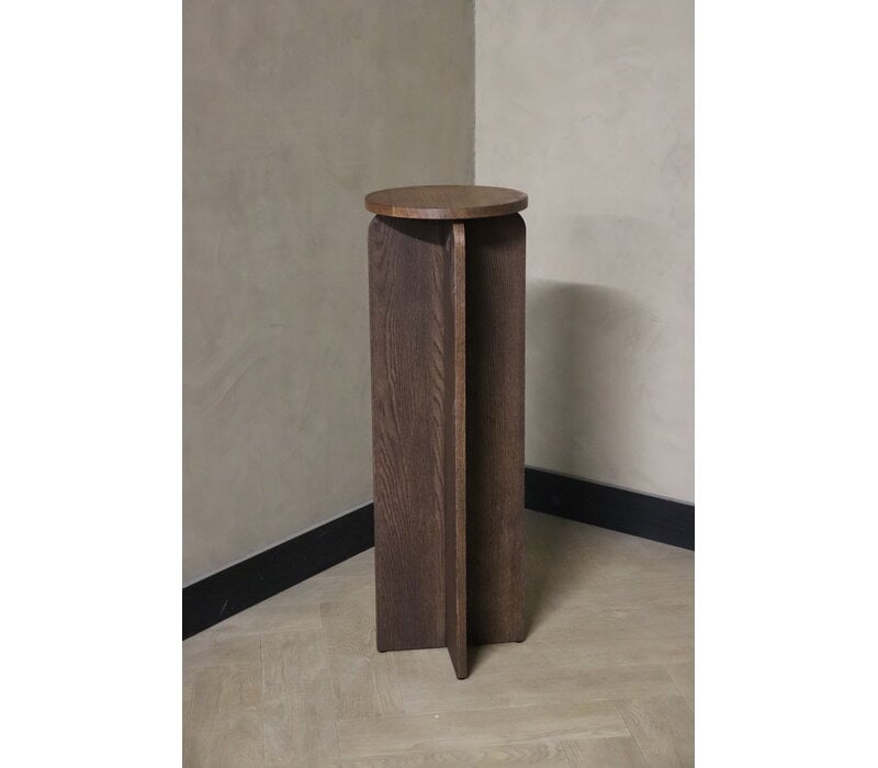 Zuil Lumi van eikenfineer