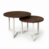 Salontafel set van eikenhout - Kita