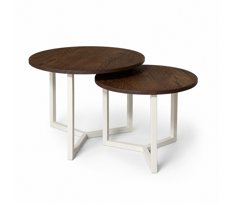 Salontafel set van eikenhout - Kita