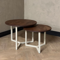 Salontafel set van eikenhout - Kita