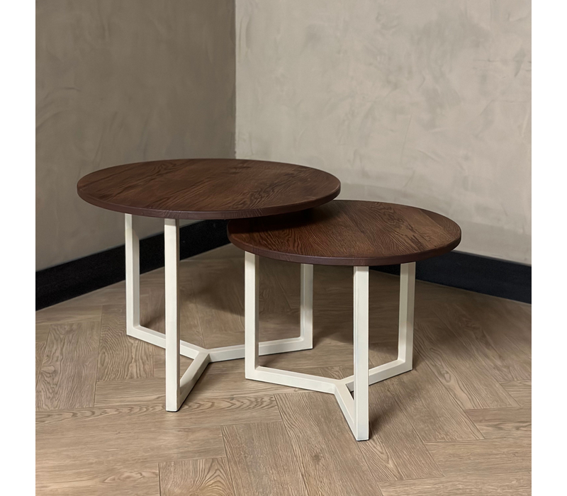 Salontafel set van eikenhout - Kita