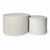 Betonlook salontafel set Mush