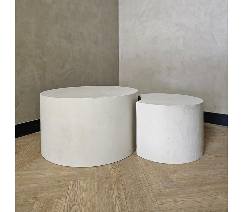 Betonlook salontafel set Mush