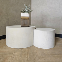 Betonlook salontafel set Mush