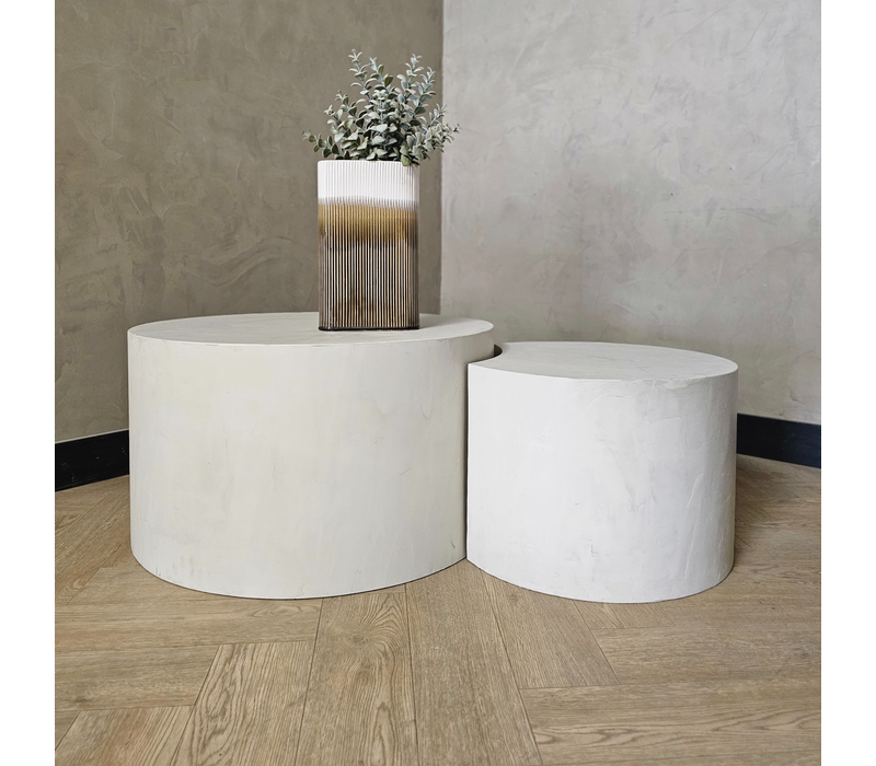Betonlook salontafel set Mush