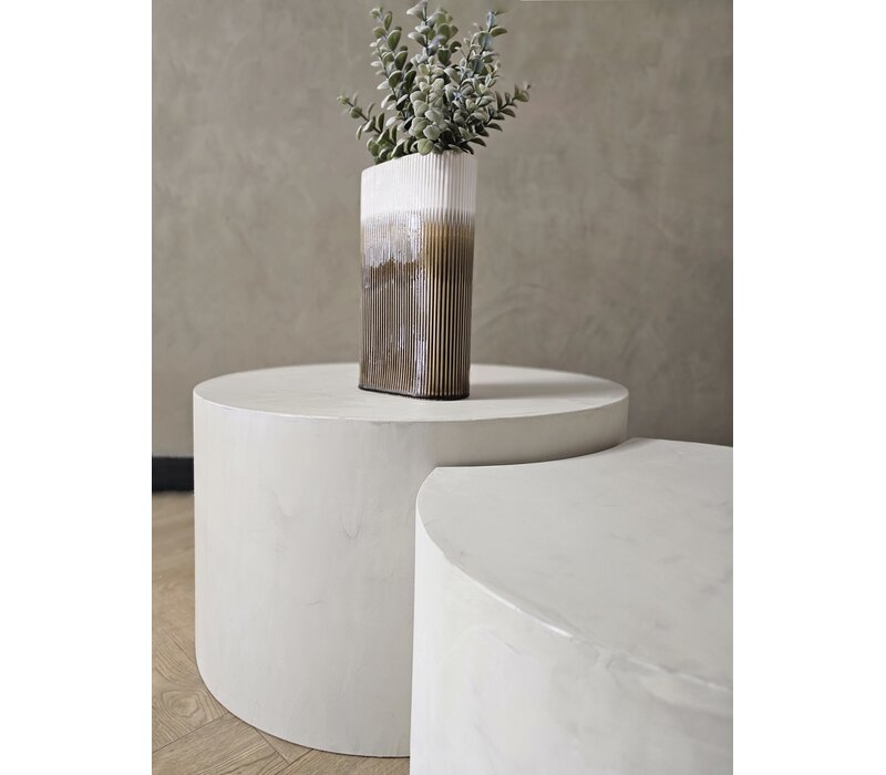 Betonlook salontafel set Mush