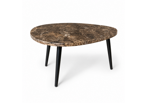 Robuust Interieur Organische salontafel - Emperador
