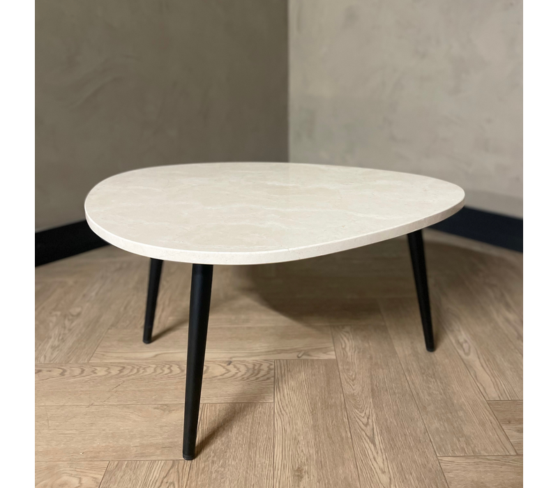 Organische salontafel - Crema Marfil