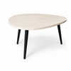 Robuust Interieur Organische salontafel - Crema Marfil