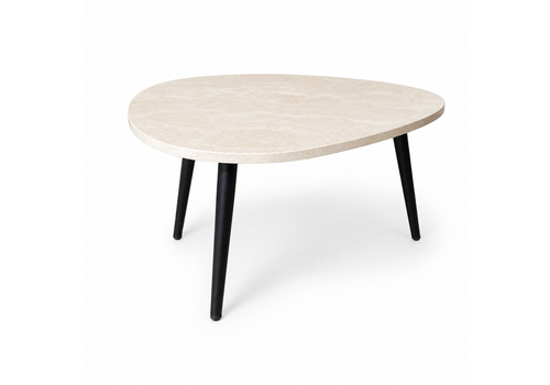 Robuust Interieur Organische salontafel - Crema Marfil