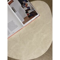 Organische salontafel - Crema Marfil