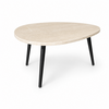 Robuust Interieur Organische salontafel - Travertin