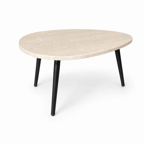 Organische salontafel - Travertin 