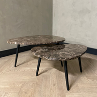 Organisch salontafel set - Emperador