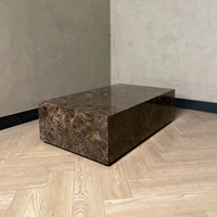 Marmeren bloktafel - Emperador