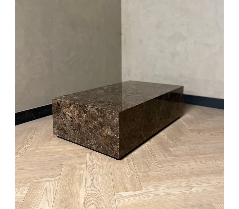 Marmeren bloktafel - Emperador