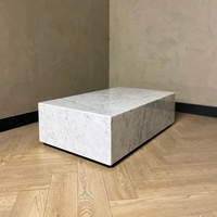 Marmeren bloktafel - Carrara