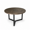Robuust Interieur Salontafel rond croco rosé - Isa