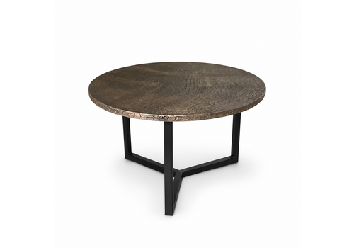 Robuust Interieur Salontafel rond croco rosé - Isa